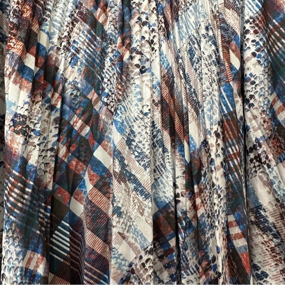 Ted Baker Lilis Quartz Print Midi Dress size 4 (US 10-12) long sleeve - Picture 6 of 15